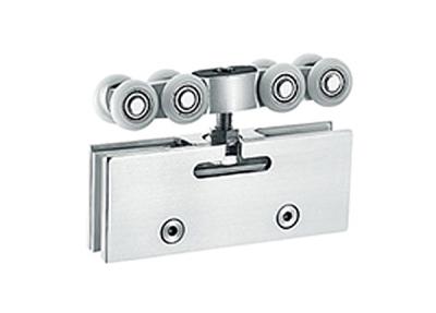 China Easy To Install Heavy Duty Sliding Door Track Rollers For Bathroom Door for sale