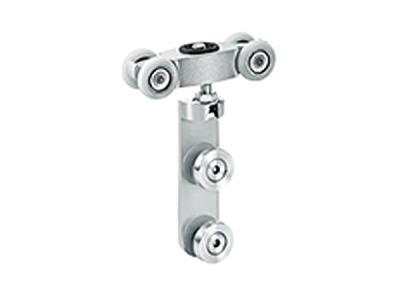 China Pulley Wheels Top Sliding Door Hanger Roller With High Strength Bearing for sale