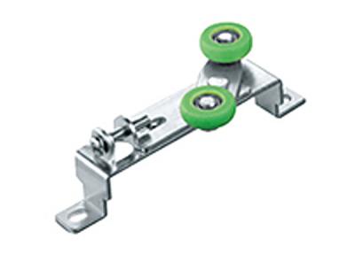 China Upper Side Hanging Aluminium Window Rollers , Track Pully Sliding Window Hardware Rollers for sale