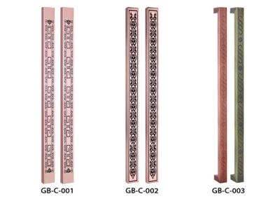 China Punhos de aço inoxidável lustrados do tubo SS304 para a porta de madeira ou de vidro à venda