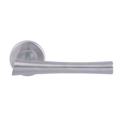 China Wide Application Exterior Door Handle Sets , Smooth Surface Glass Lever Door Handles for sale