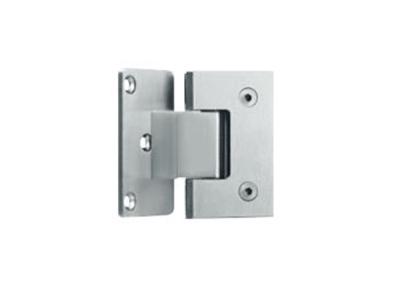 China Stainless Steel Cranked Butt Shower Door Hinges High Toughness Bright Chrome for sale