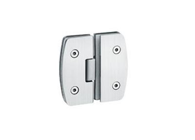 China 180 Degree Glass Frameless Shower Hinges , Smooth Surface Shower Screen Door Hinges for sale