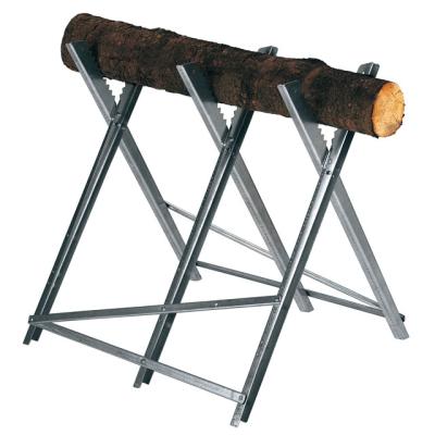 China Space Saving Storage Heavy Duty Steel Sawhorse Preventing Rotating Or Slipping for sale