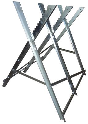 China Foldable Heavy Duty Steel Sawhorse For Saw Trestle Garden Tool 1.5mm 2.0mm Thickness for sale