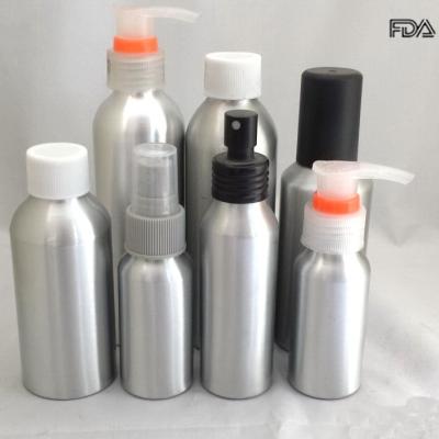 China Empty Cosmetic Aluminum Bottles , Refillable Travel Airless Cosmetic Bottles for sale