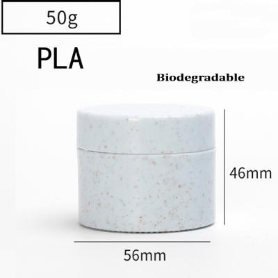 China No Leakage Biodegradable Plastic Jars , Empty Cosmetic Containers With Lids for sale