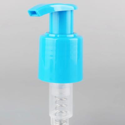 China High Strength 24 / 415 Airless Lotion Pump , Blue Hand Soap Dispenser Pump for sale