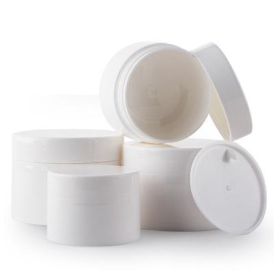 China Packaging Double Layer Cosmetic Cream Jar For Face Powder Plastic Material for sale