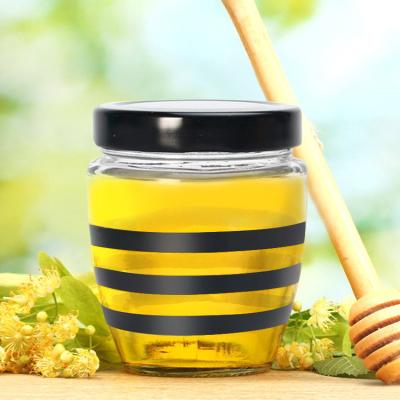 China Premium Glass Honey Bottle , Packaging Maltose Jam Glass Jar For Honey for sale