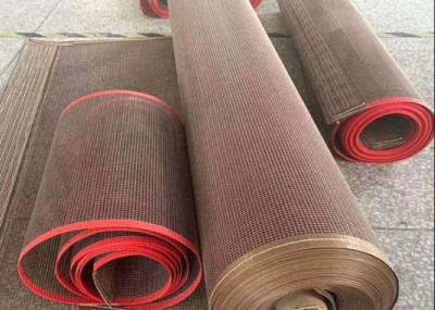 China 4*4mm Long Lasting Ptfe Conveyor Belts Coated Fiberglass Mesh for sale
