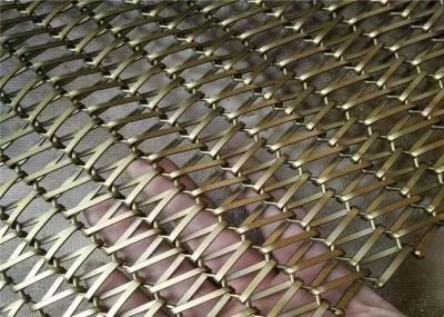 China Facade Cladding Indoor 0.15mm-5mm Metal Decorative Mesh Easy Maintenance for sale
