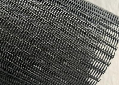 China Black Plain Weave Polyester Mesh Belt Dryer Conveyor Belt For Paper Machine for sale