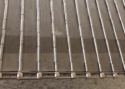 China Slat Link Conveyor Belt Wire Mesh , Anti Rust Plate Conveyor Belt For Electronic Products for sale