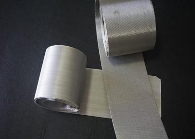China Superficie del filtro del transportador de la tela cruzada alta de la correa llana de la malla de alambre para los productos ultra finos en venta