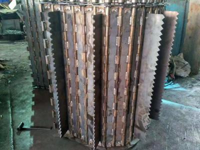 China Heavy Load 201 Stainless Steel Chip Plate Conveyor Wire Mesh Belt for sale