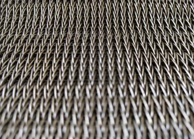 China Anti Corrosion Hotel Decorative Stainless Steel 304 Spiral wire Mesh Belt for sale