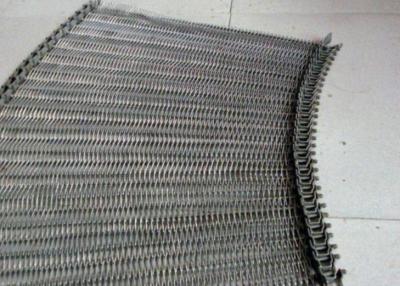 China Food Grade Chain Link Spiral Stainless Steel Wire Mesh Conveyor Belt 1.2m Width for sale