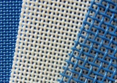 China 2mm 4mm Hole Size Polyester Mesh Conveyor Belt Plain Weave for sale