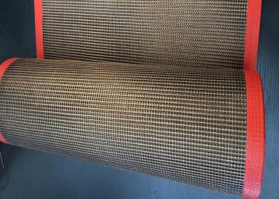 China De Ptfe Met een laag bedekte Weerstand van Glasvezel mesh conveyor belt high temperature Te koop