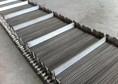 China Drying And Draining 201 Chain Mesh Conveyor Belt 3mm Dia for sale