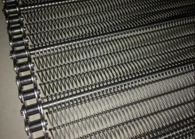 China SGS Low Carbon Steel Chain Mesh Conveyor Belt For Nut Conveyor for sale