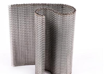 China 1m Width 304 Stainless Steel Compound Balanced Belt For Chemical Grain Conveying for sale