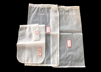 China FDA certificou o saco de resina de nylon branco do monofilamento material de nylon de 100% 45 mícrons ou tamanho personalizado à venda