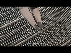 REKING stainless steel chain mesh conveyor belt