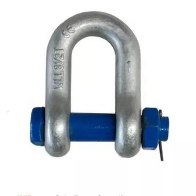 Quality US Standard Lifting And Rigging Hardware Bolt And Nut Type Chain Shackle for sale