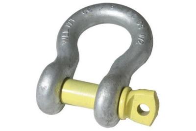 Quality Galvanized Wire Rope Hardware , G209 Lifting Screw Pin Bow Shackle for sale