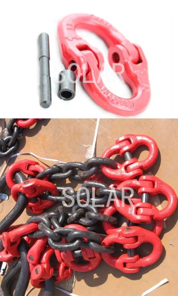 Quality G80 European Standard Lifting And Rigging Hardware Alloy Steel Connecting Link for sale