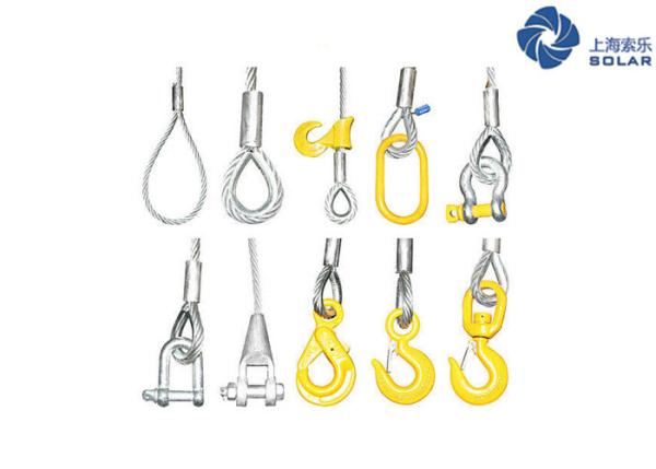 Quality Two Leg Synthetic Rope Slings 1Ton~60Ton SWL With High Breaking Load for sale