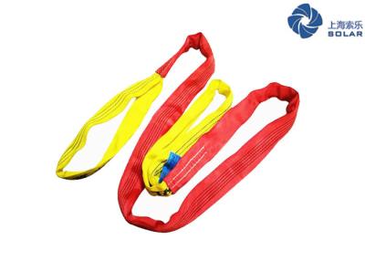 China 1~10 Ton Polyester Lifting Slings , Endless Round Polyester Sling SF Big Size for sale