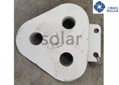 China Customized Marine Anchor Chain Carbon Steel Matel Triangle Plate Three Holes for sale