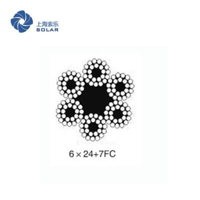 Китай груз 6кс24+7ФК хлеща веревочку стального провода гальванизировал/отделка до блеска продается