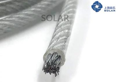 China El cable fuerte de los aviones del acero inoxidable de la base de la fibra, vinilo cubrió el cable de los aviones en venta