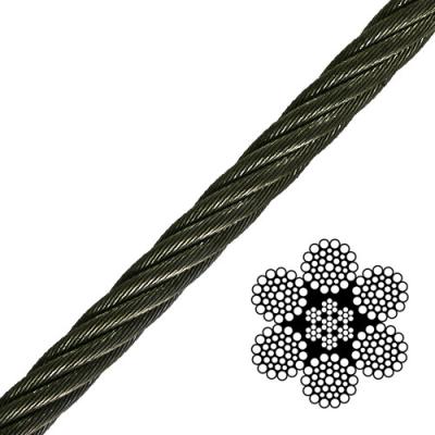 China 6x36WS Steel Wire Rope For Oil Drilling / Shipping / Construction for sale