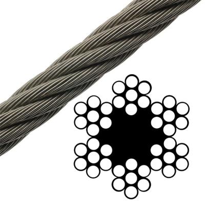 China Abrasion Resistant Galvanized Steel Cable , Steel Cable Wire Rope 2mm~50mm Diameter for sale