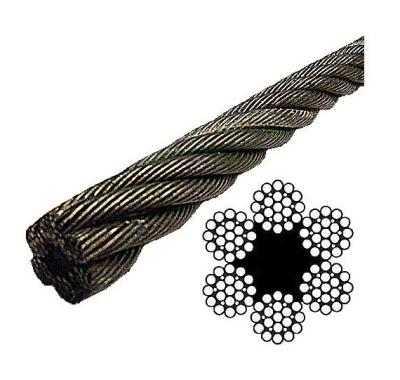 China Fiber Core / IWRC Steel Wire Rope For Mine Lifting / High Furnace Hoist for sale