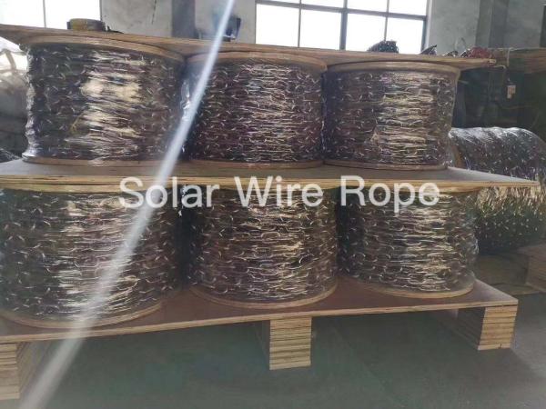 Quality 9-19mm Long Link Lashing Chain ISO CE Approval For Binding Transportation for sale