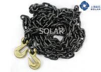 Quality Black Surface Cargo Lashing Equipment G80 Binder Chains With Eye Grab Hook for sale