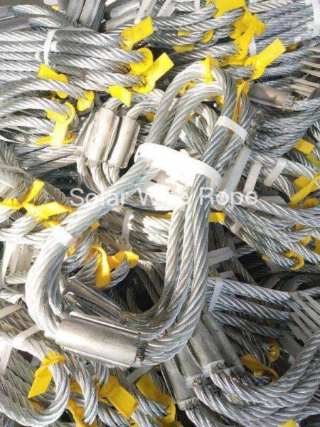 Quality Construction Accessories Pre Cast-in Concrete Loop Steel Wire Rope loop lifting for sale
