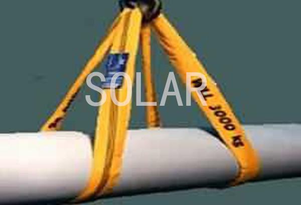 Quality High Tenacity Round Heavy Duty Lifting Slings Eye Eye 100% Polyester Material for sale