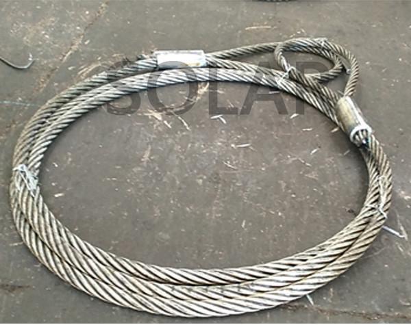 Quality 6X37 IWRC EIPS Heavy Duty Lifting Slings Soft Eye For Most Lifting Applications for sale