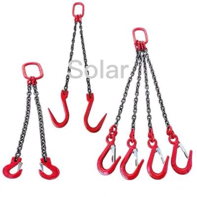 中国 複数の足のチェーン吊り鎖は長さのホックが付いている持ち上がるチェーン吊り鎖の溶接されたチェーン構造をカスタマイズしました 販売のため