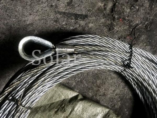 Quality Galvanized wire rope U4xSes39 non-rotating, RHRL, dia36mm, inside end JIS B 2802 for sale