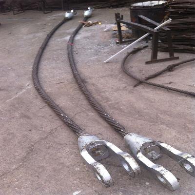 Китай Поднимаясь Унгальвайзаэд/гальванизировало слинг веревочки стального провода 7мм продается