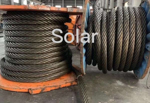 Quality 6Vx37+IWR 6Vx37+FC 20mm Ungalvanized Wire Rope for sale