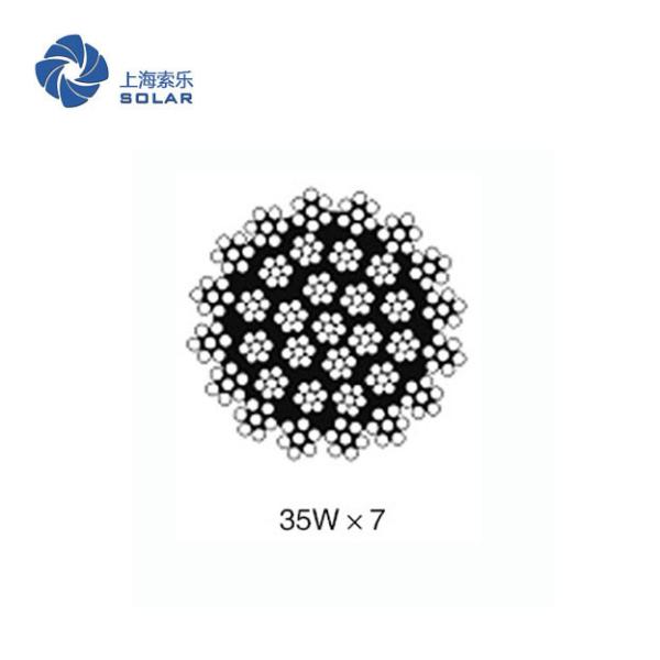 Quality Marine Non Rotating 35Wx7 35WxK7 Lifting Steel Wire Rope for sale